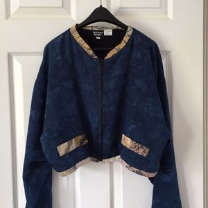 Zippered fully lined crop shirt or jacket …